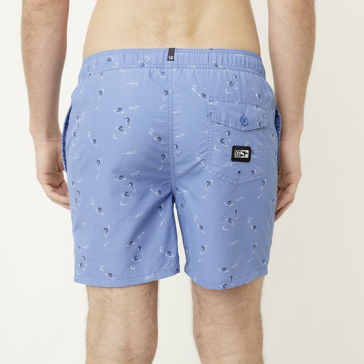 DOO AUSTRALIA - Pantaloneta de baño Hombre con Estampado con Forro Doo Australia