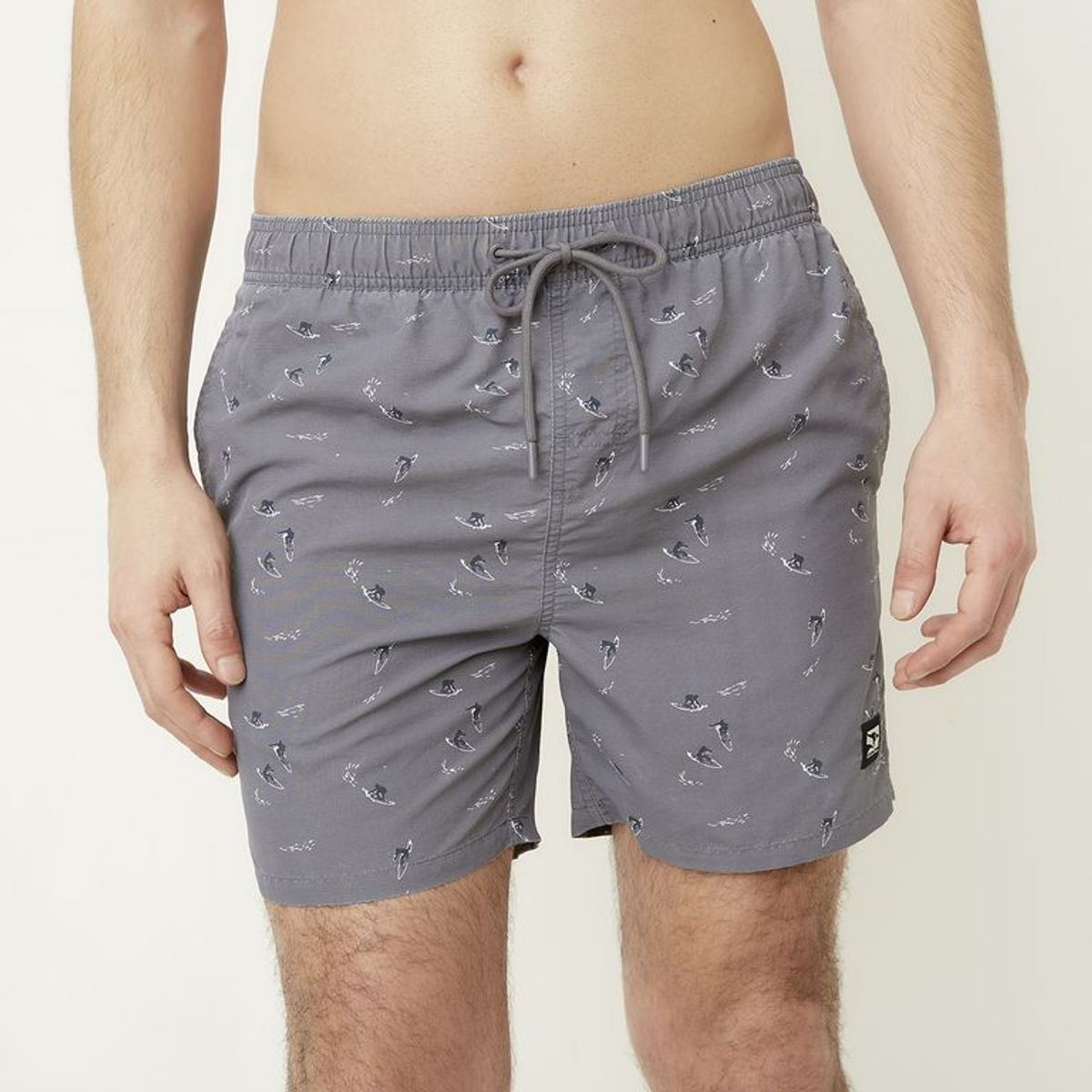 DOO AUSTRALIA - Pantaloneta de baño Hombre con Estampado con Forro Doo Australia