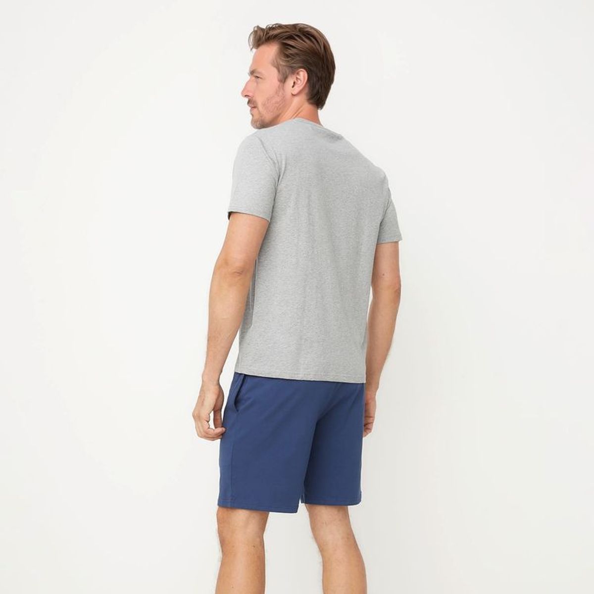 LA MARTINA - Pijama Hombre Corto Manga corta con Logo de Algodón La Martina 