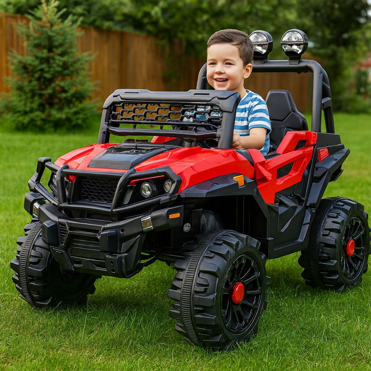 SCOOP - Carro Montable Eléctrico niño Dunas Roja 12V 