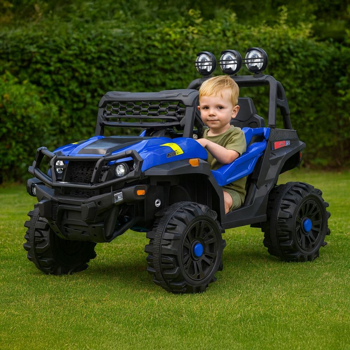 SCOOP - Carro Montable Eléctrico niño Dunas Azul 12V 