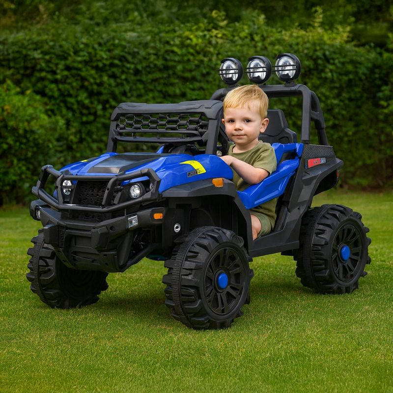 SCOOP - Carro Montable Eléctrico Dunas Azul 12V