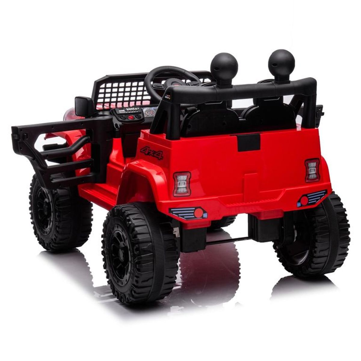 SCOOP - Carro Montable eléctrico niño Camper Todoterreno Rojo 12V 