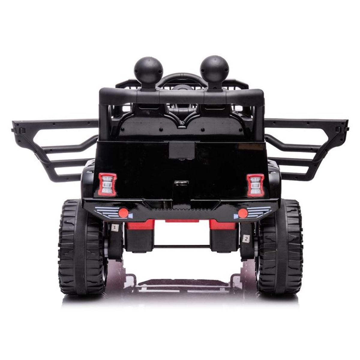 SCOOP - Carro Montable eléctrico niño Camper Todoterreno Negro 12V 