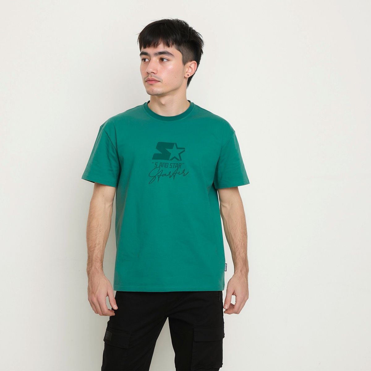 STARTER - Camiseta Hombre con Logo de Algodón Starter