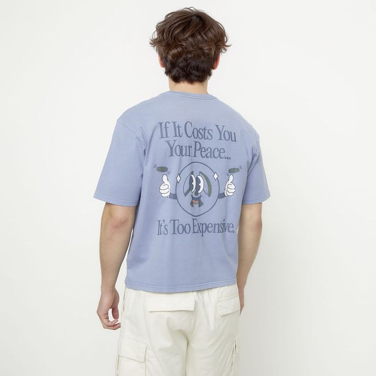 BEARCLIFF - Camiseta Hombre con Estampado de Algodón Bearcliff