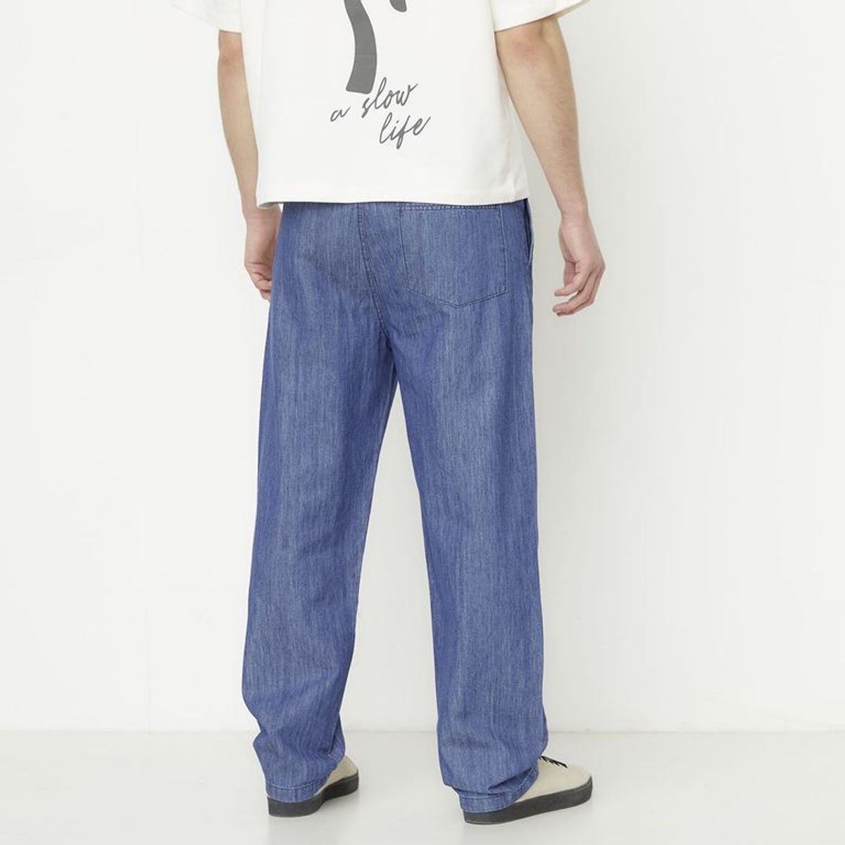 BEARCLIFF - Jean 5 Bolsillos Hombre Baggy de Algodón Bearcliff