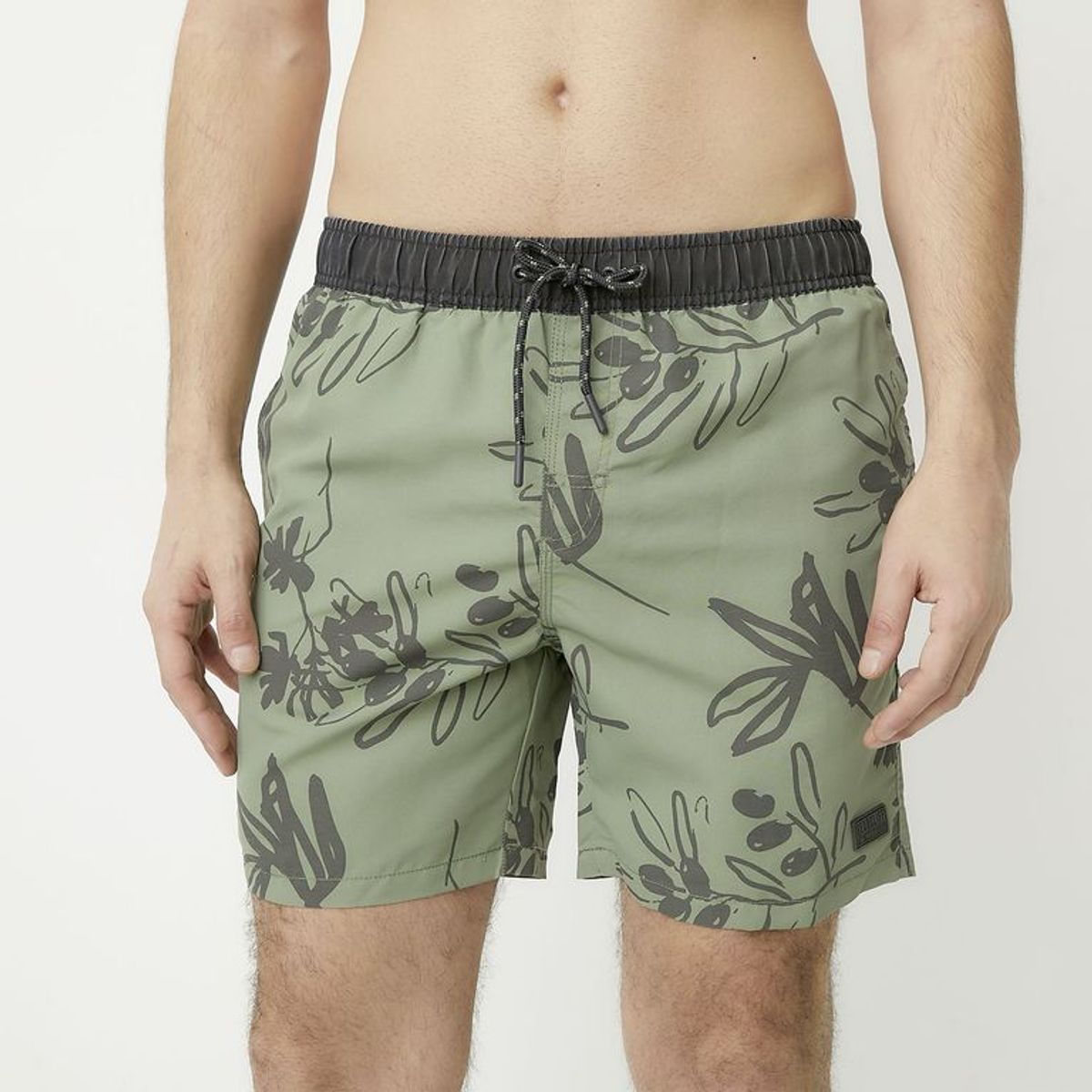 BEARCLIFF - Pantaloneta de baño Hombre con Estampado con Forro Bearcliff