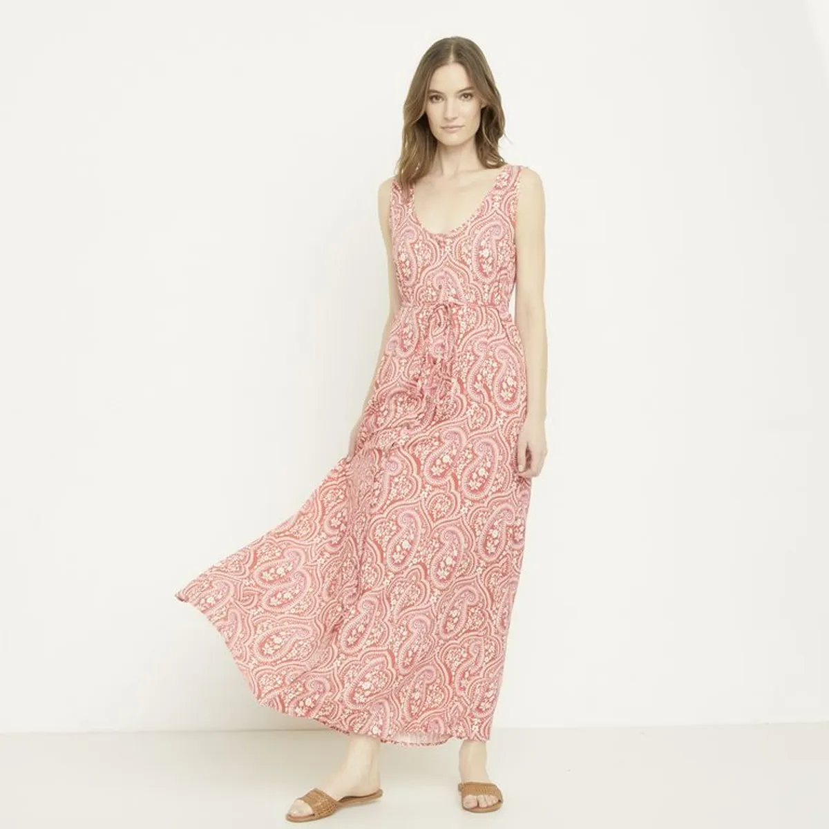 NEWPORT - Vestido Largo Casual con Estampado para Mujer Newport