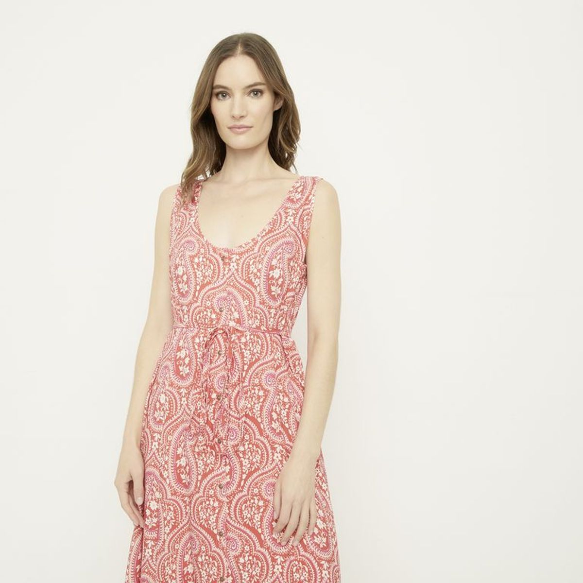 NEWPORT - Vestido Largo Casual con Estampado para Mujer Newport