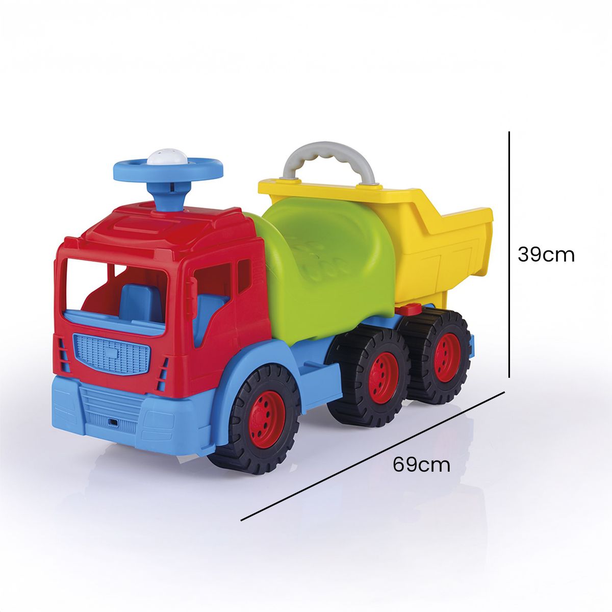 SCOOP - Montable paseador para niño: Camión de construcción