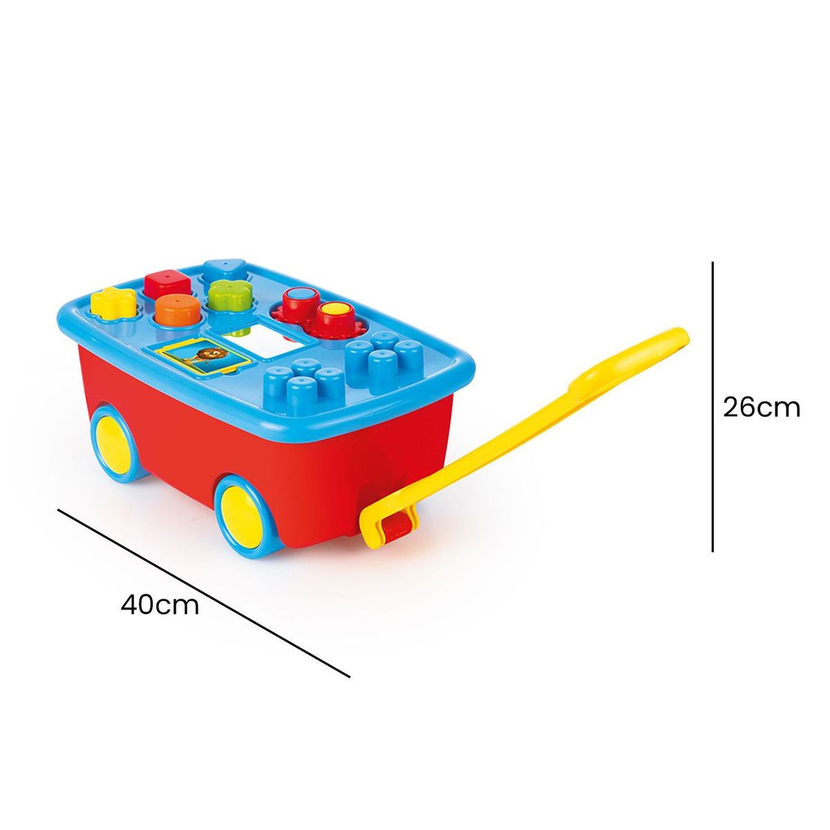 SCOOP - Andador para bebé: Camión con juego de bloques