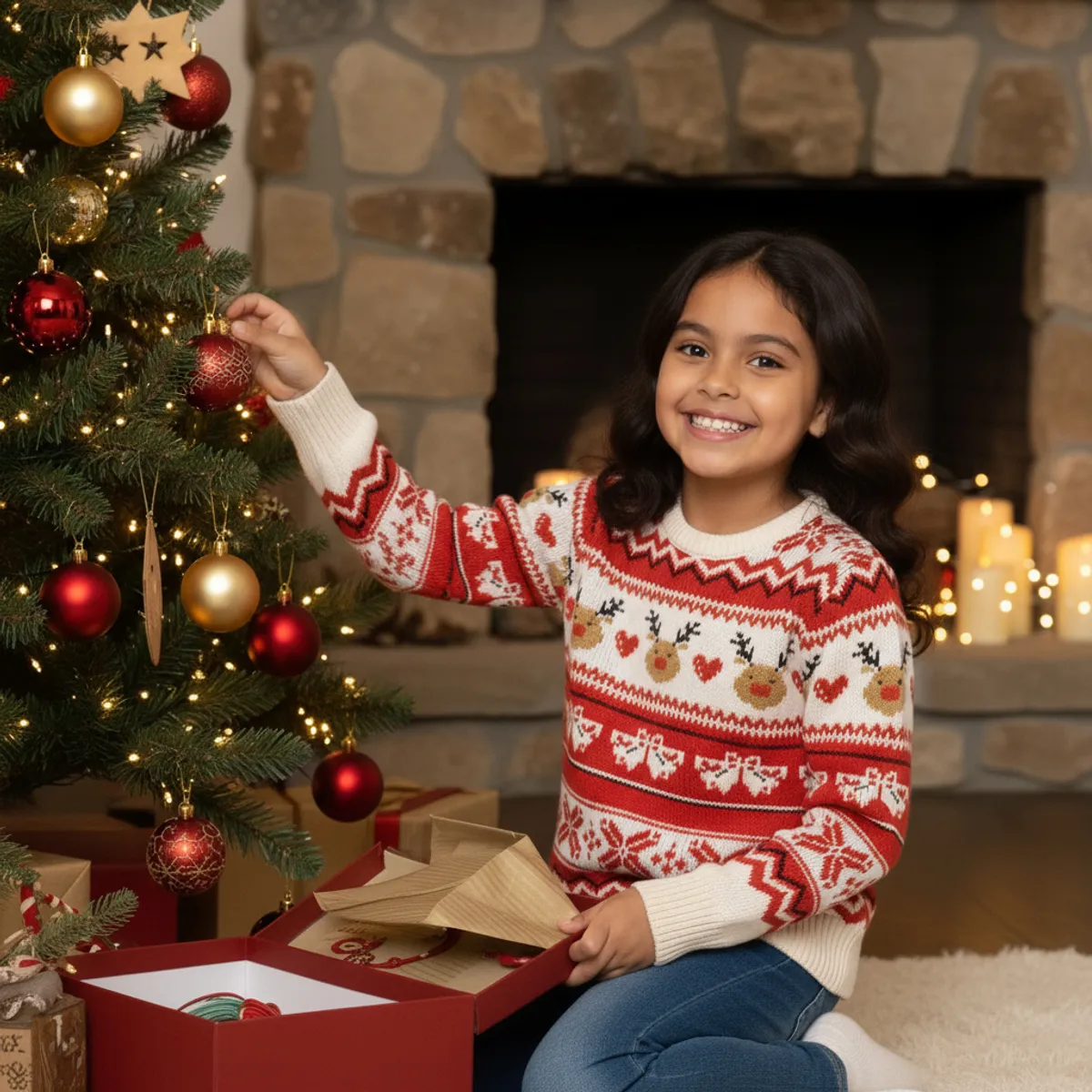 YAMP - Saco Navideño para Niña Yamp