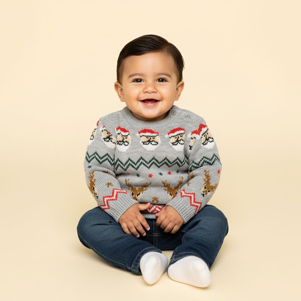 YAMP - Saco Navideño para Bebé niño con Estampado Yamp 