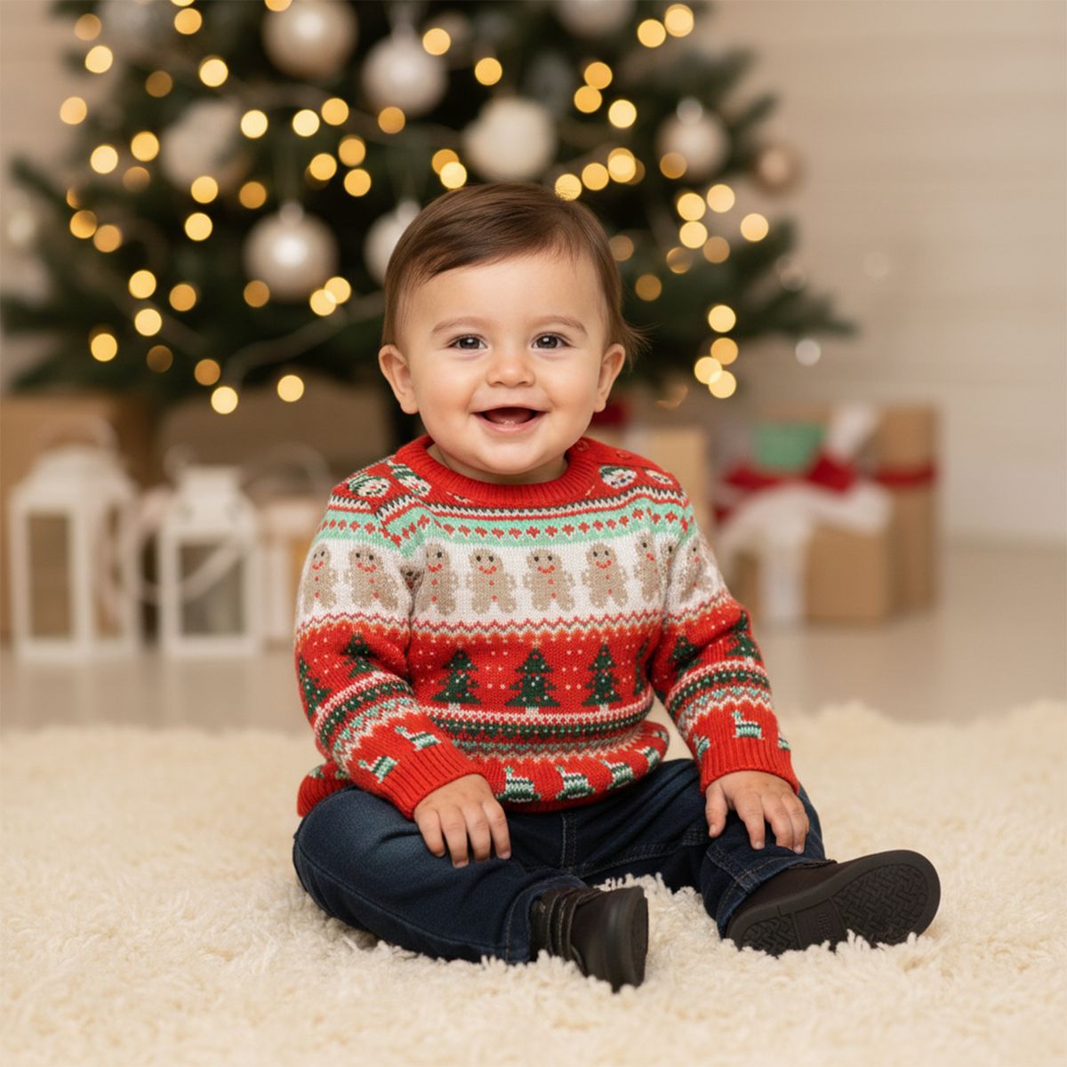 YAMP - Saco Navideño para Bebé niño con Estampado Yamp 