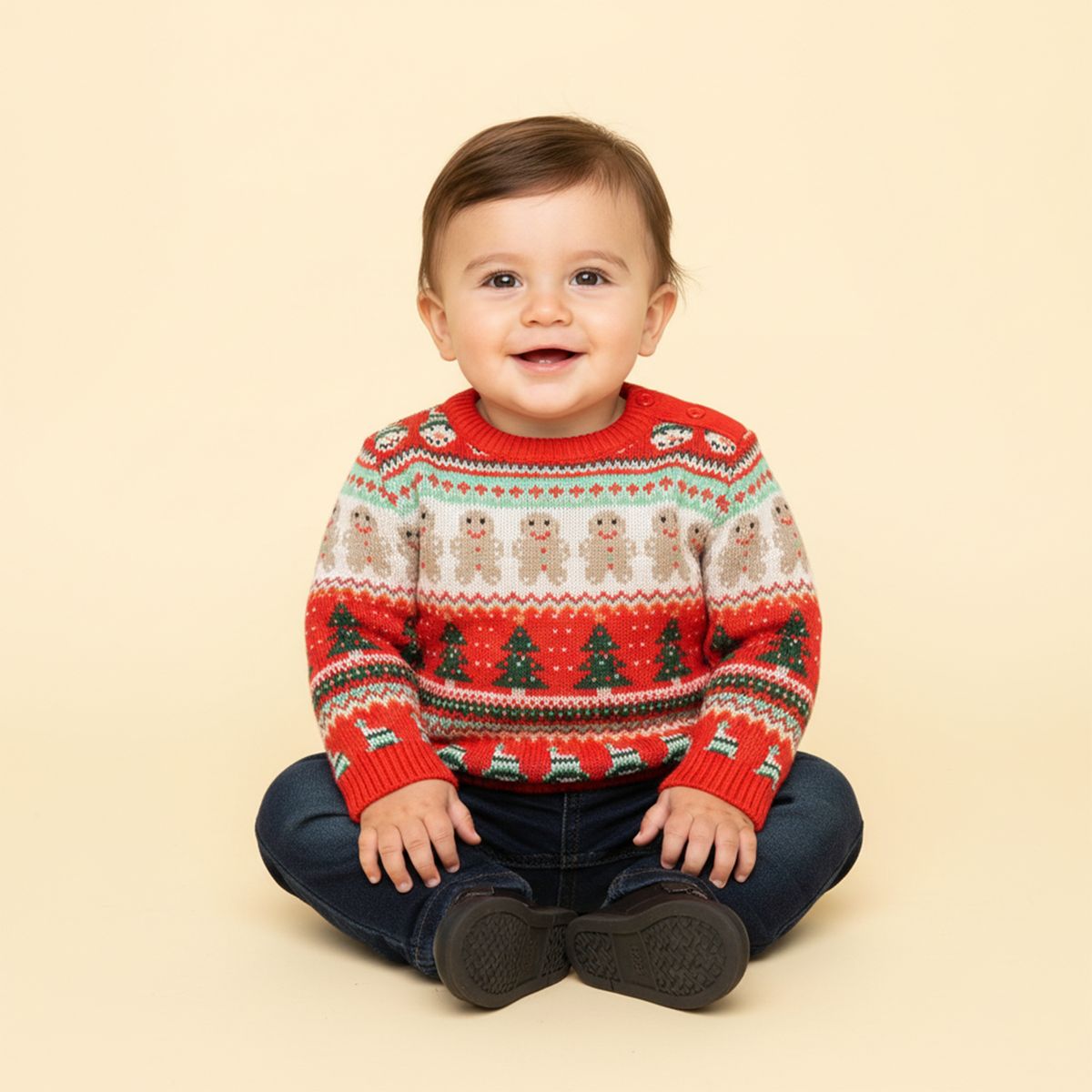 YAMP - Saco Navideño para Bebé niño con Estampado Yamp 