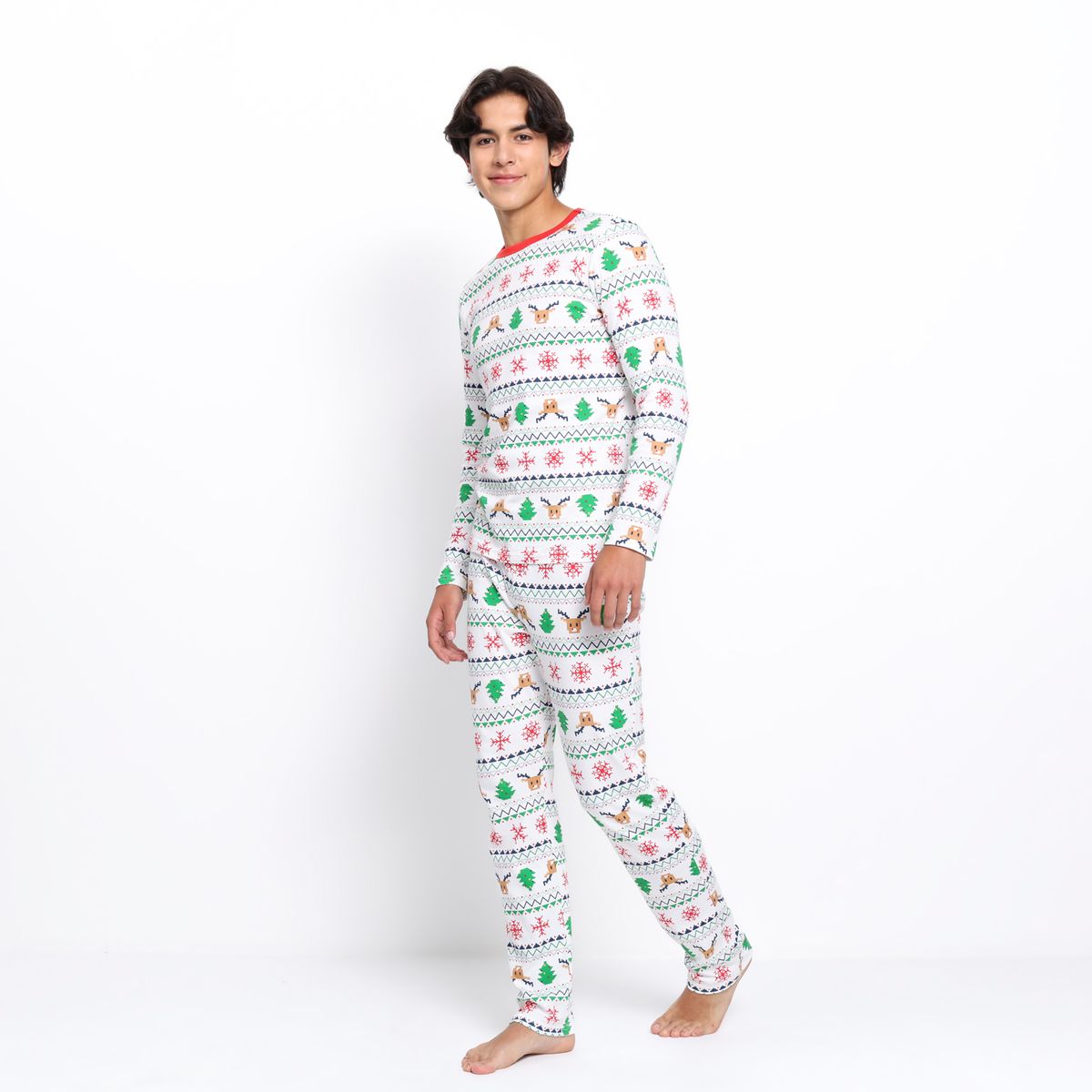 FEDERATION - Pijama Navideña Cintura elásticada para Niño 2 piezas con Estampado Manga larga Federation 