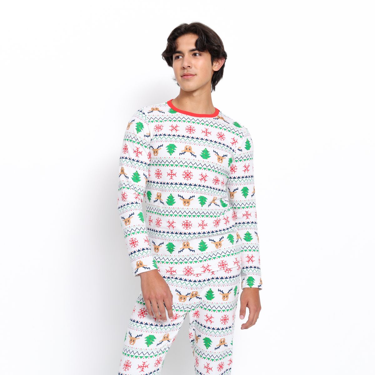 FEDERATION - Pijama Navideña Cintura elásticada para Niño 2 piezas con Estampado Manga larga Federation 