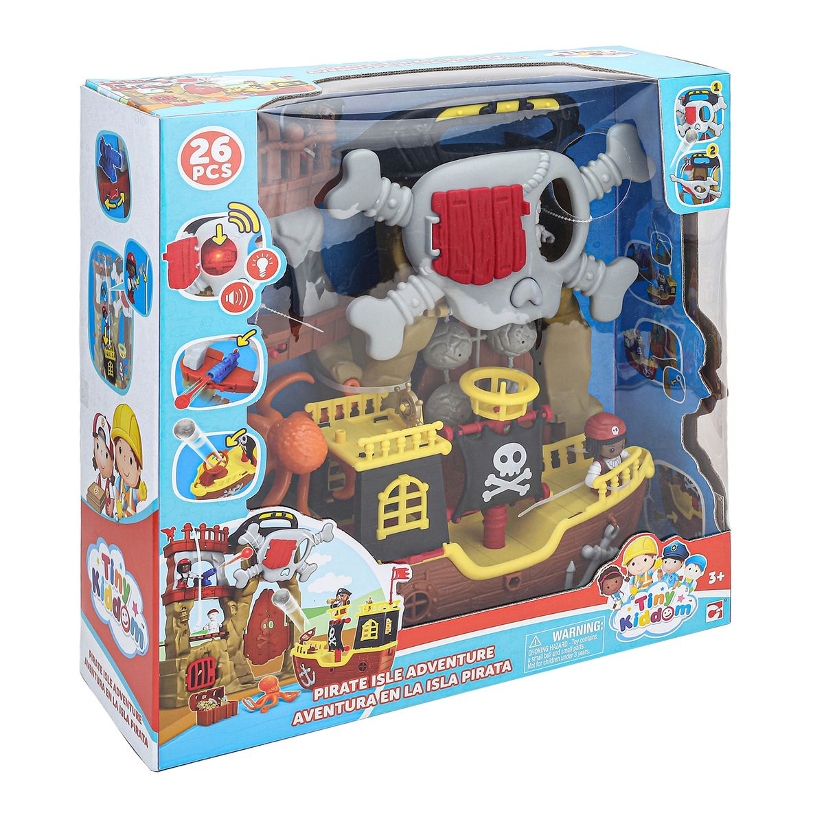  - Playset Tiny Kiddom Set de juegos: Piratas 