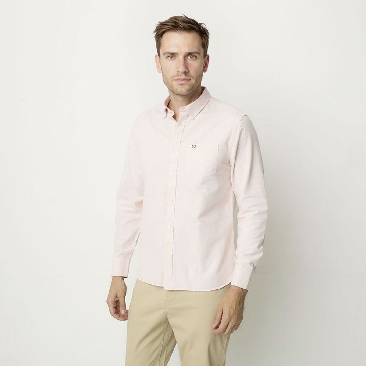 UNIVERSITY CLUB - Camisa Hombre Manga larga Slim University Club