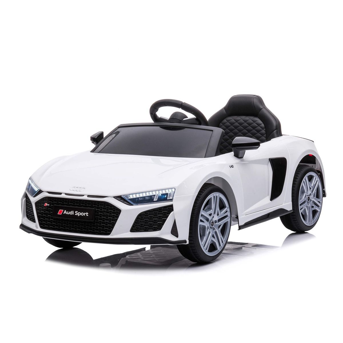 AUDI - Carro montable eléctrico niño Audi R8 Spider 6V Blanco 
