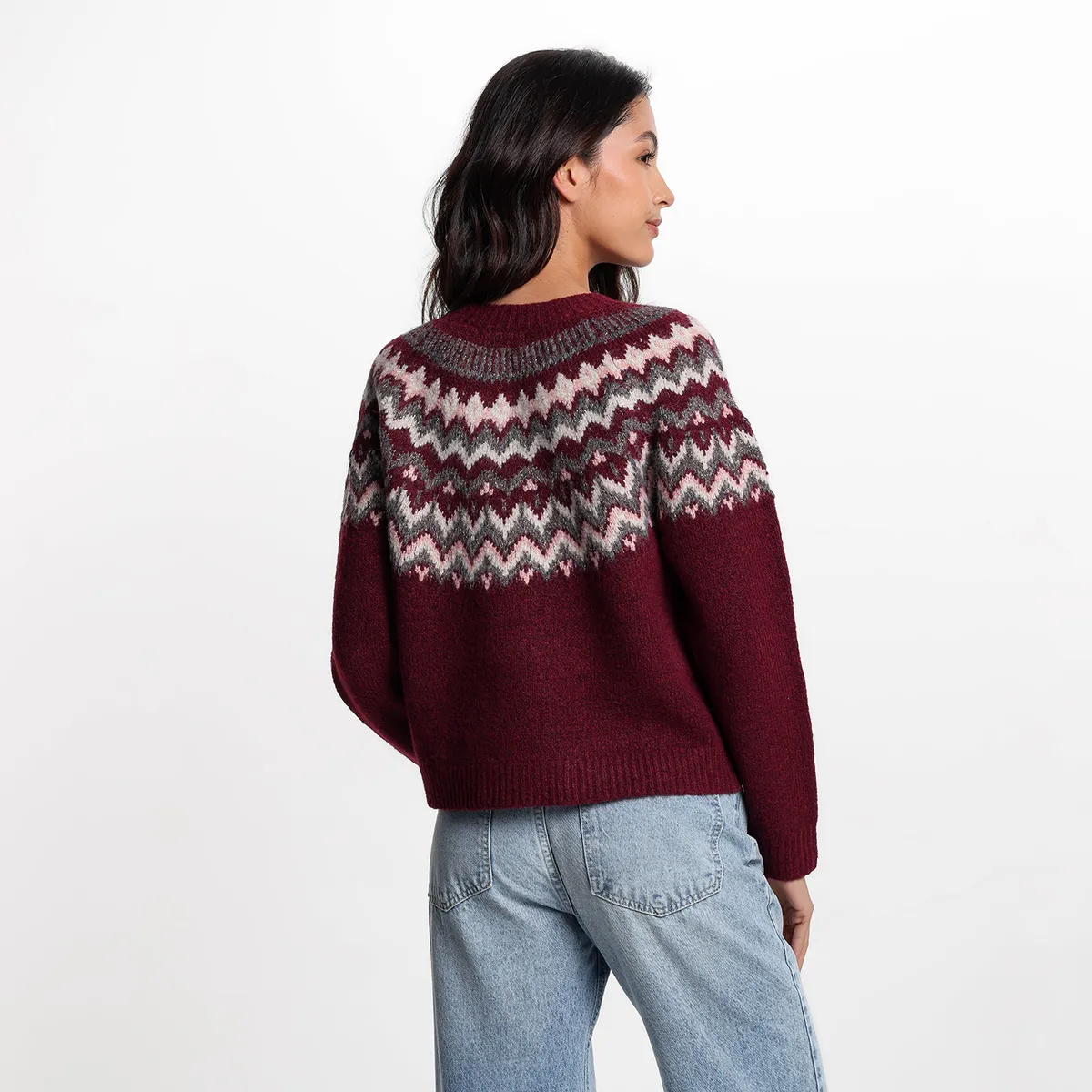 UNIVERSITY CLUB - Saco Navideño Mujer Tejido University Club 