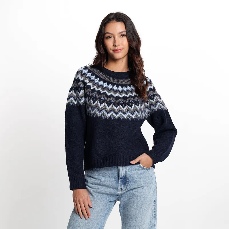 UNIVERSITY CLUB - Saco Navideño Mujer Tejido University Club 