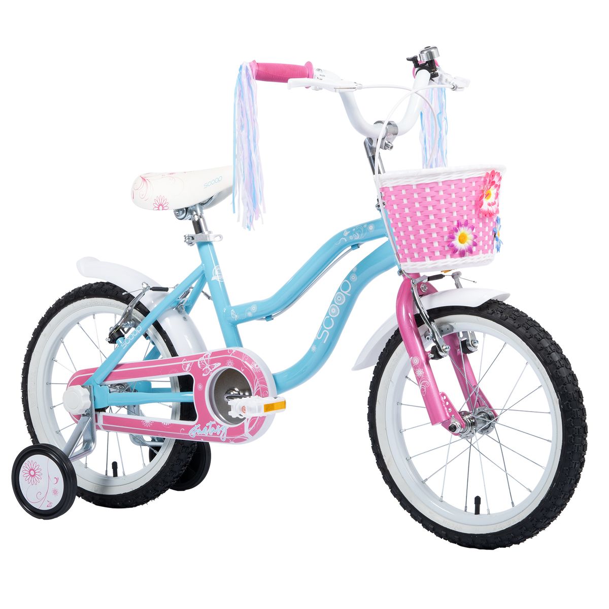 SCOOP - Bicicleta para niñas Scoop Fantasy Rin 16