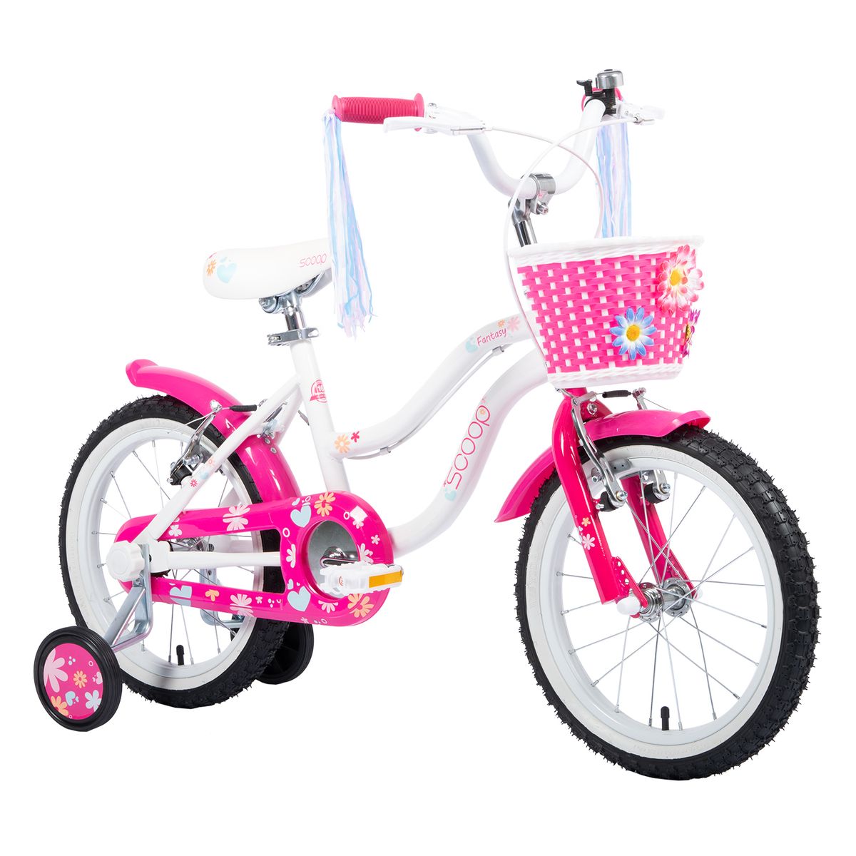 SCOOP - Bicicleta para niñas Scoop Fantasy Rin 16