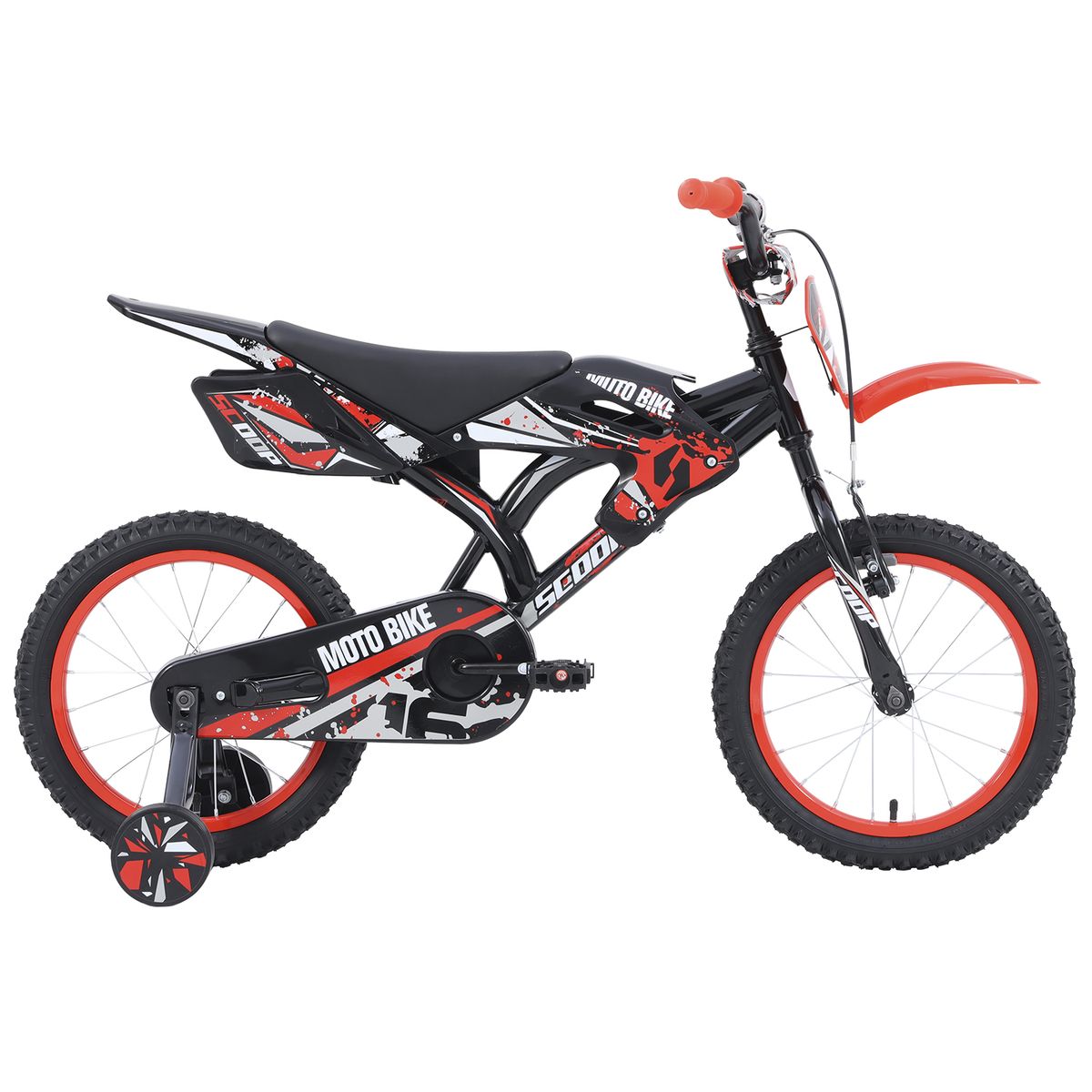 SCOOP - Bicicleta para niño Motocicleta Rin 16