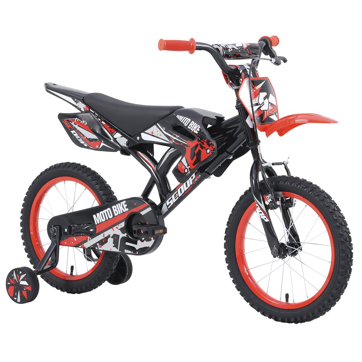SCOOP - Bicicleta para niño Motocicleta Rin 16