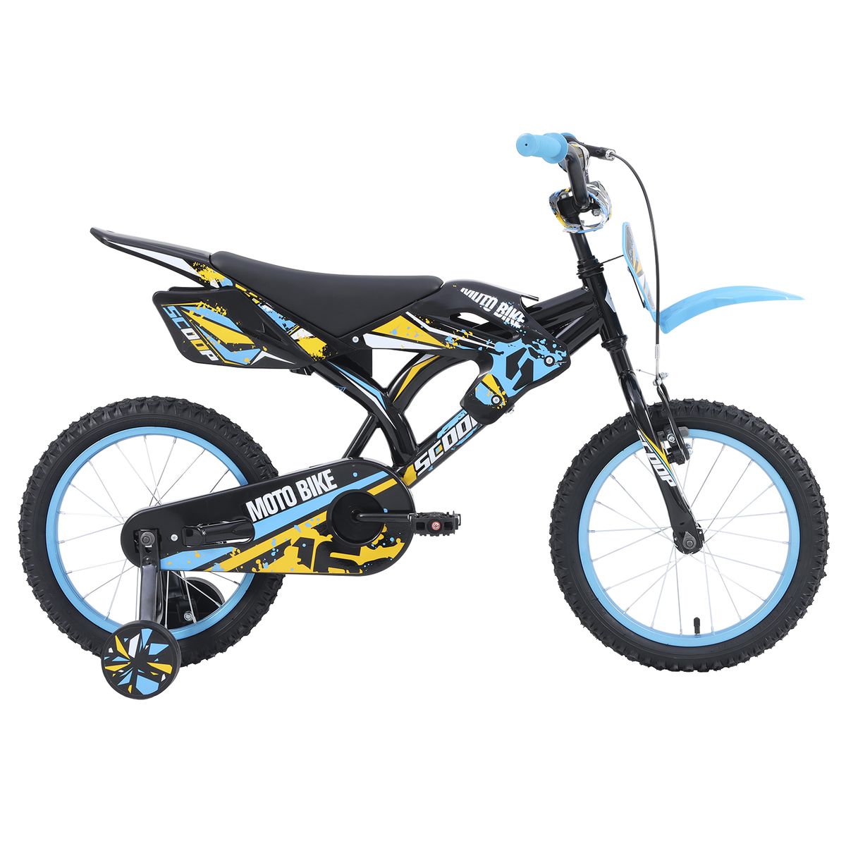 SCOOP - Bicicleta para niño Motocicleta Rin 16