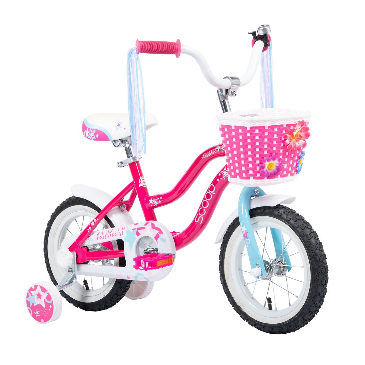 SCOOP - Bicicleta para niñas Scoop Fantasy Rin 12