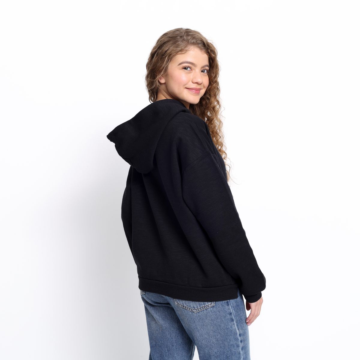 ELV - Saco Con capucha para Niña con Estampado ELV