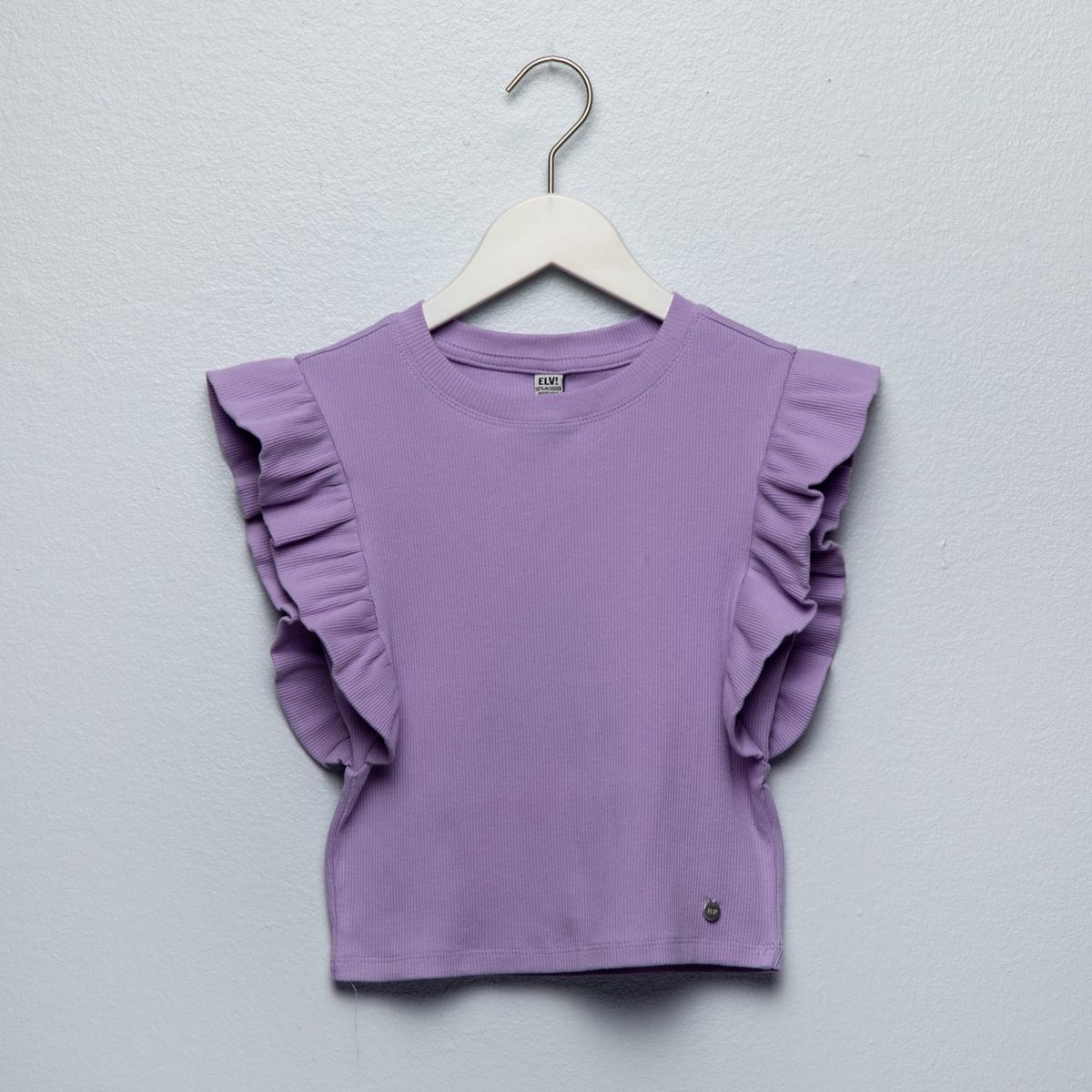 ELV - Camiseta para Niña de Algodón ELV