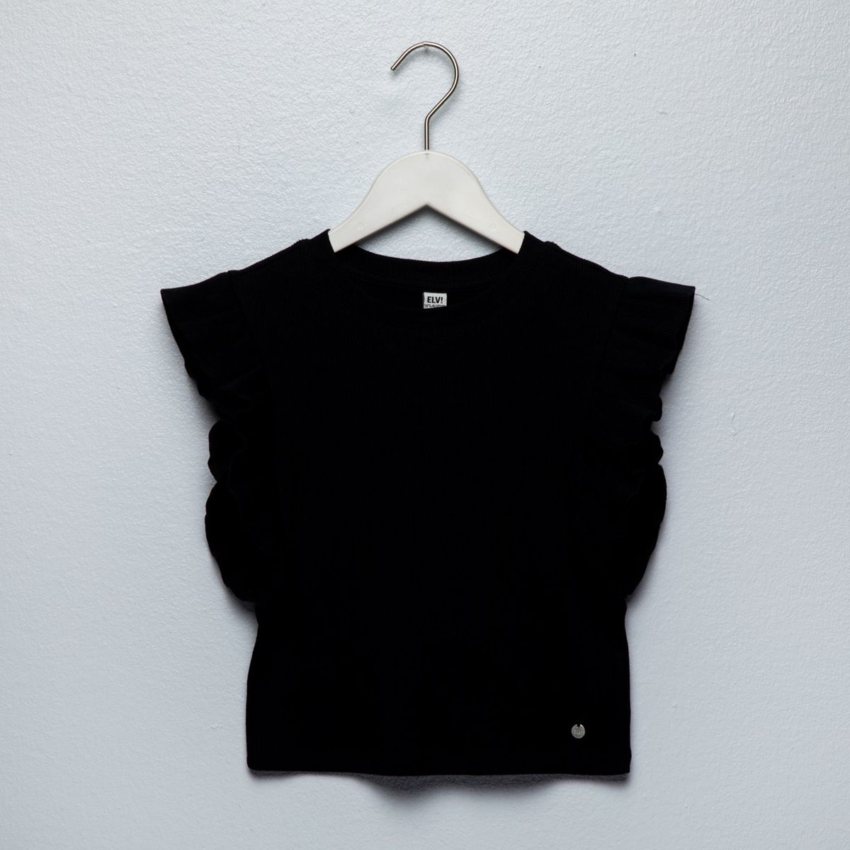 ELV - Camiseta para Niña de Algodón ELV