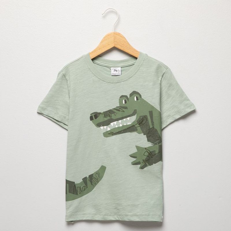 YAMP - Camiseta Para Niño con Estampado Manga corta de Algodón Yamp