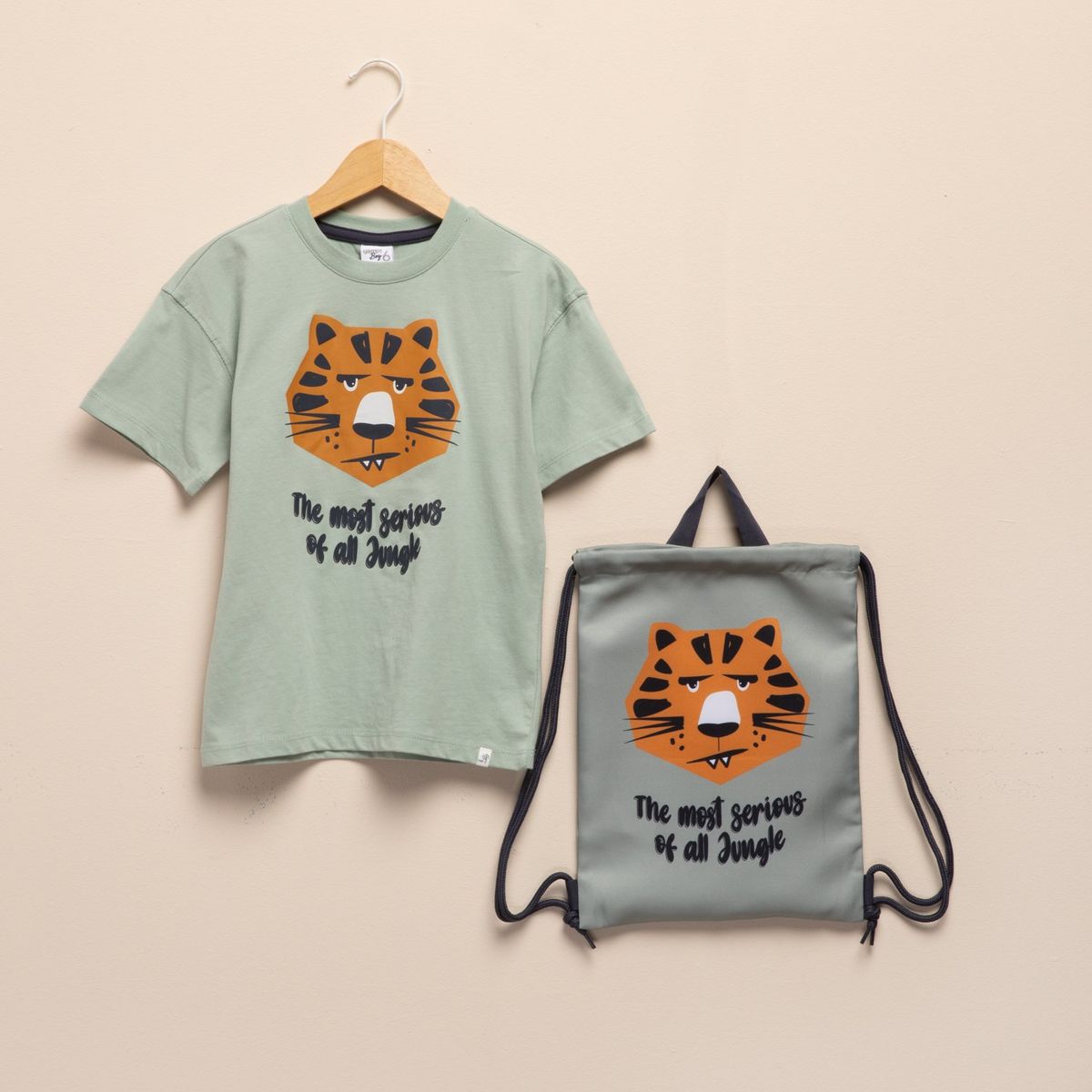 YAMP - Camiseta para Niño con Estampado  Manga corta de Algodón Yamp