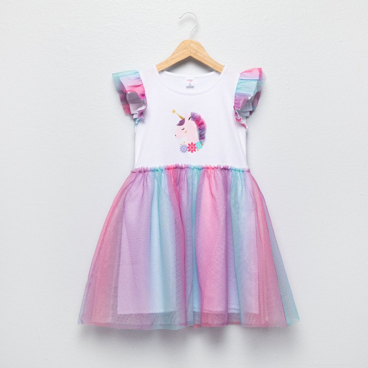 YAMP - Vestido para Niña con Estampado Tutu Yamp