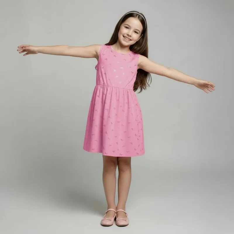 YAMP - Vestido para Niña de Algodón Yamp
