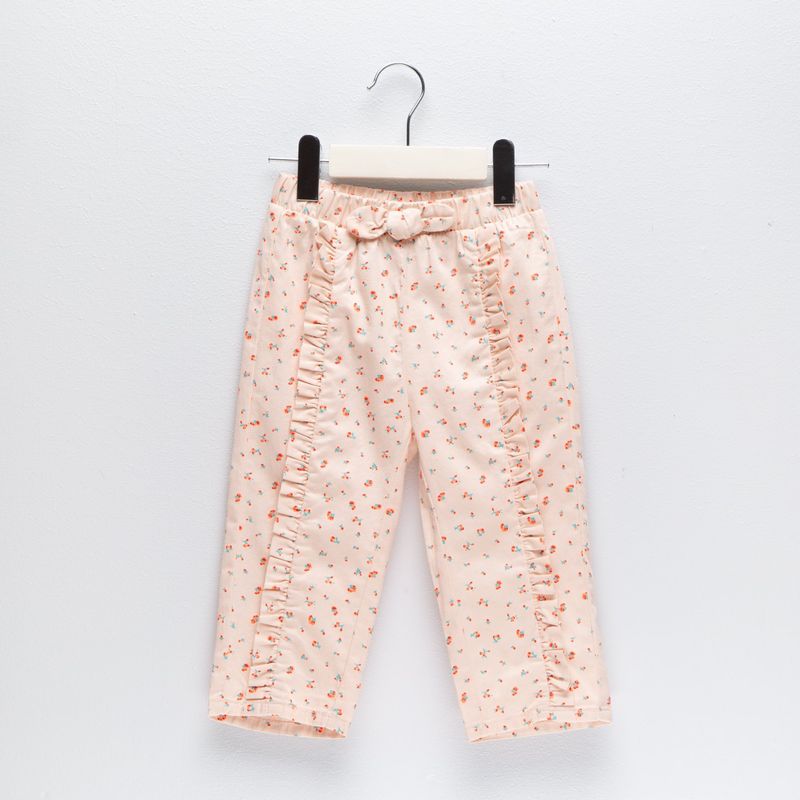 YAMP - Pantalón Cintura elásticada para Bebé niña de Algodón Yamp