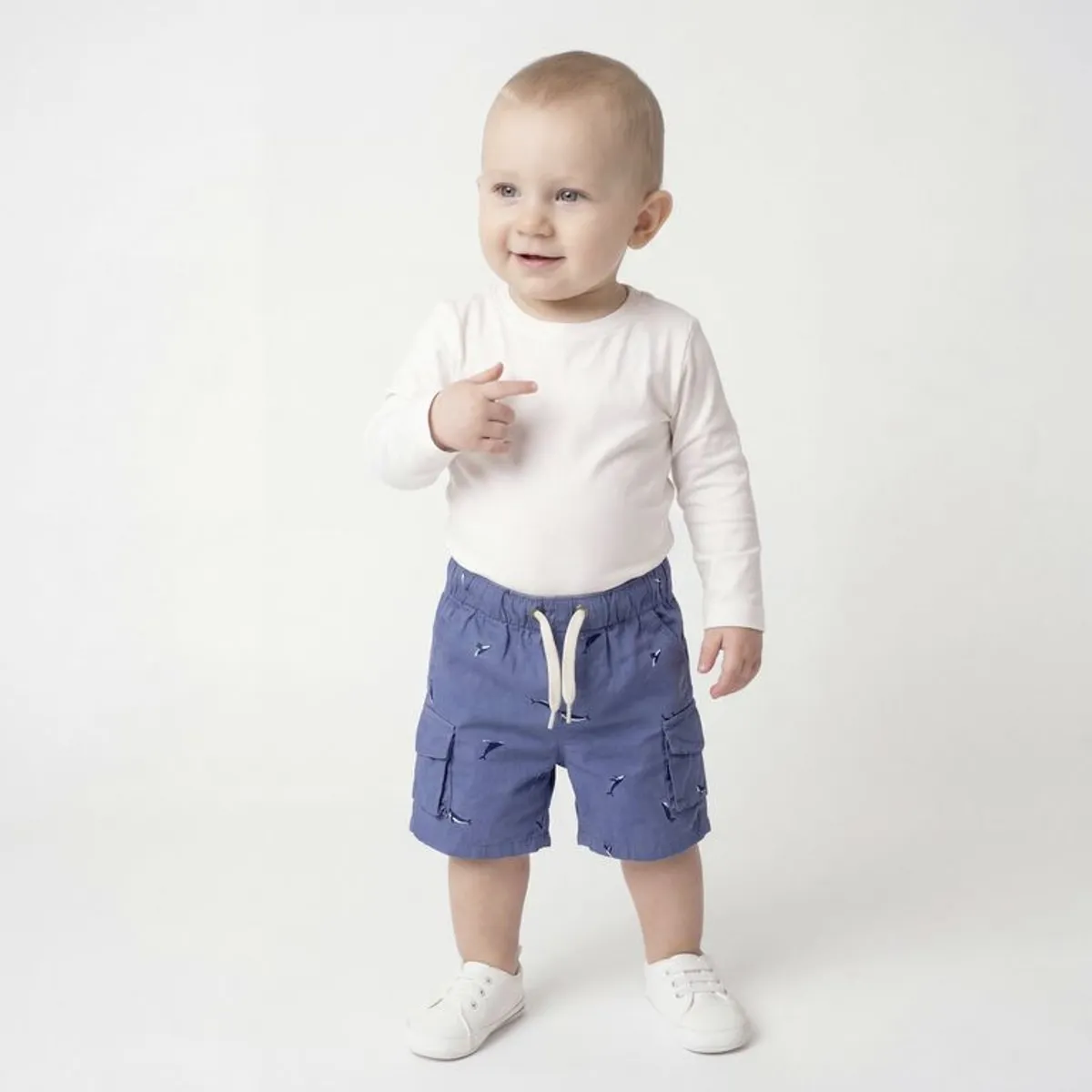 YAMP - Short para Bebé niño de Algodón Yamp