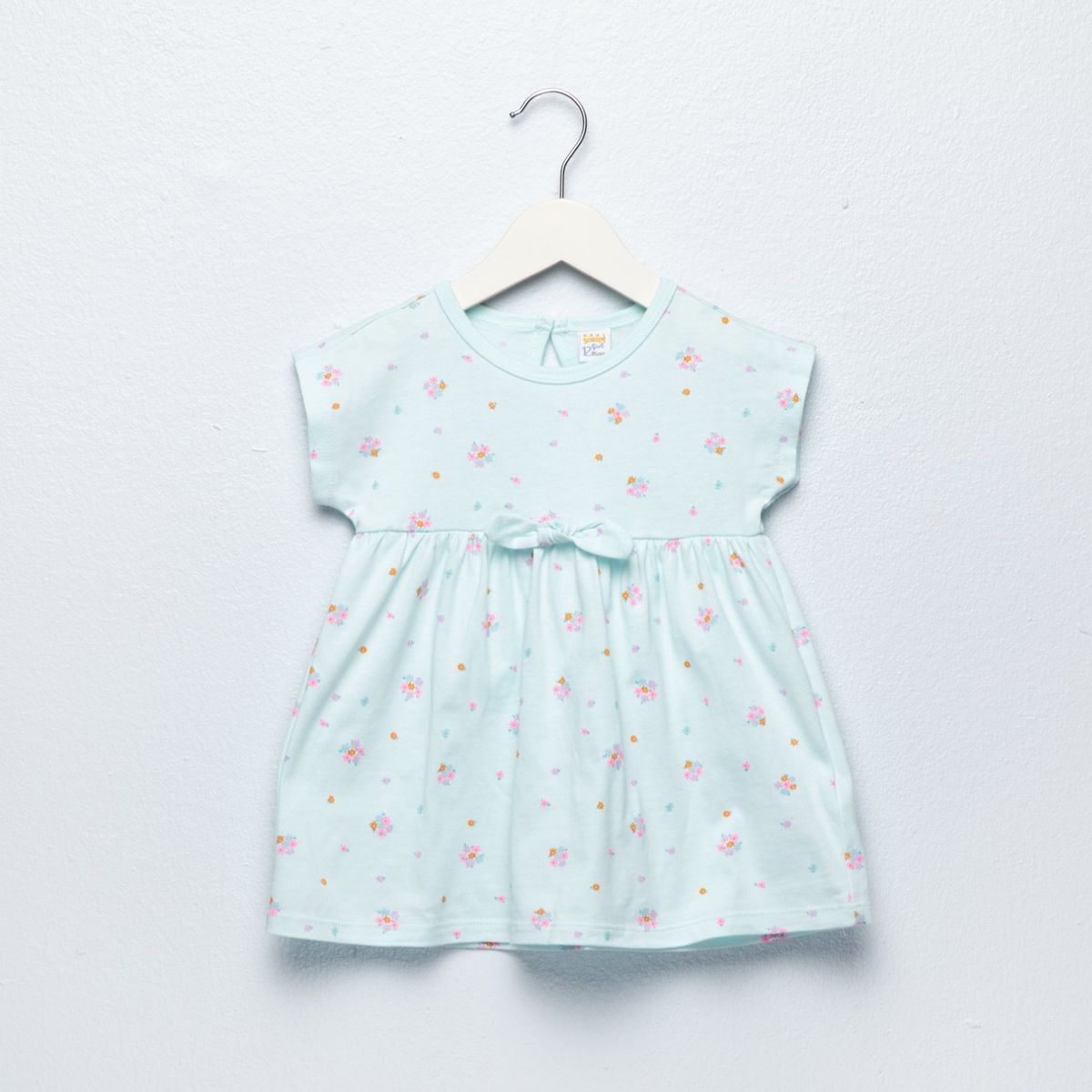 YAMP - Vestido para Bebé niña Manga corta de Algodón Yamp