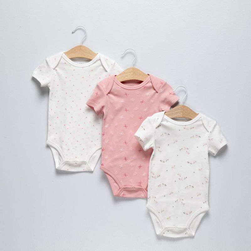 YAMP - Bodies para Bebé niña Pack de 3 unidades de Algodón Yamp