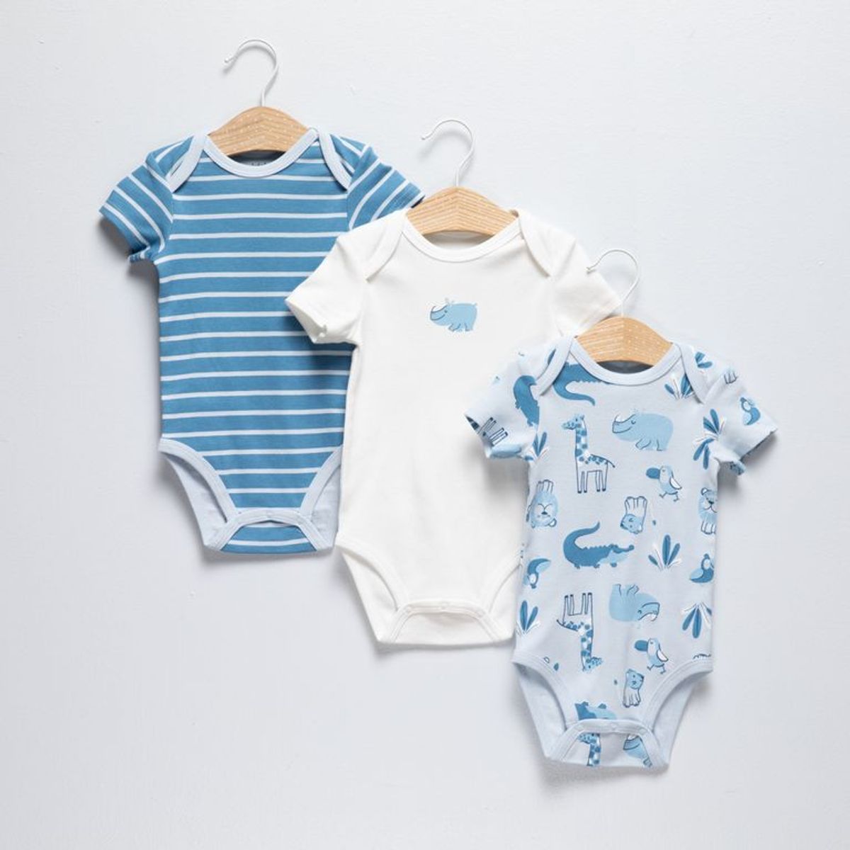 YAMP - Bodies para Bebé niño Pack de 3 unidades de Algodón Yamp