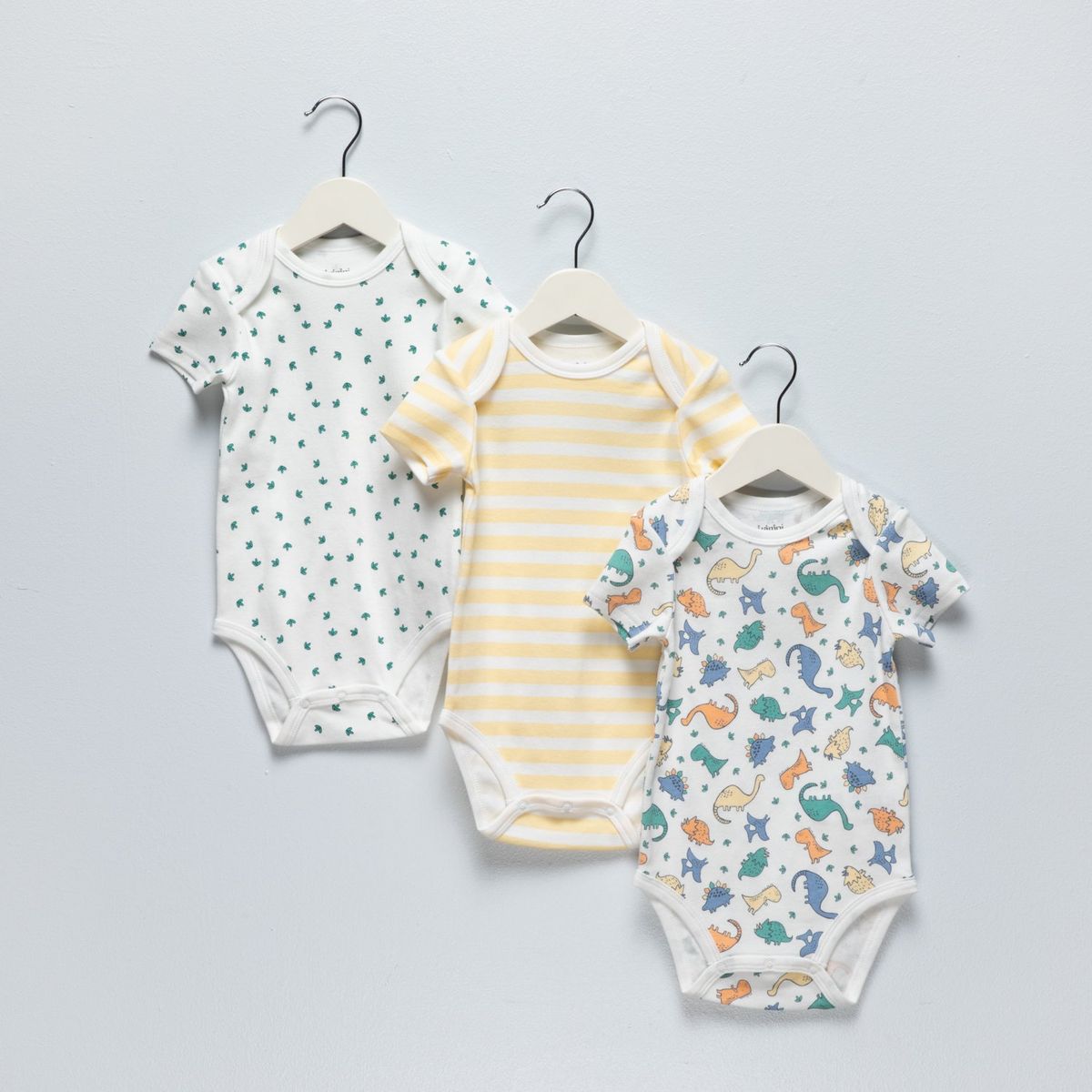 YAMP - Bodies para Bebé niño Pack de 3 unidades de Algodón Yamp