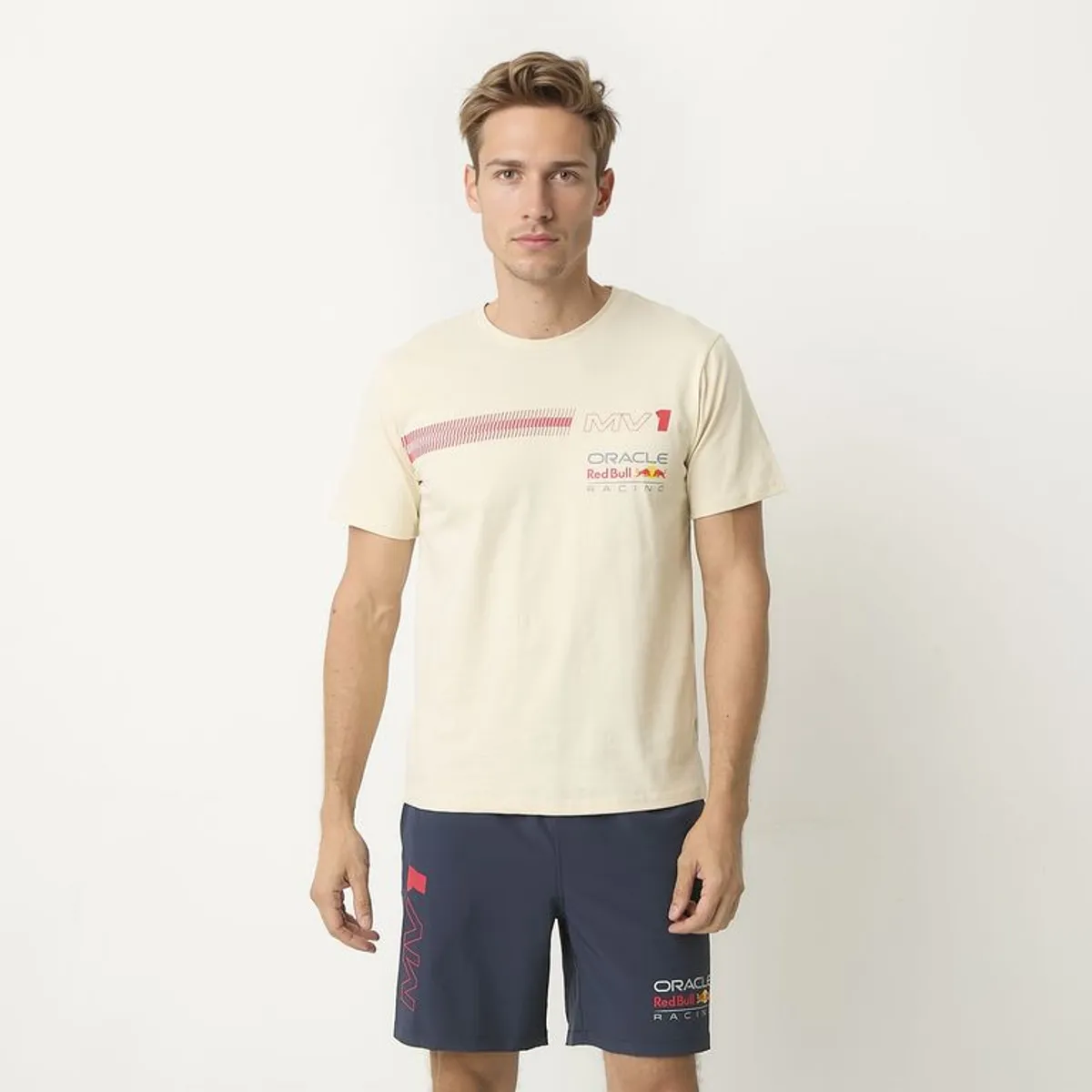 REDBULL - Camiseta Manga Corta de Algodón Oracle Red Bull Racing