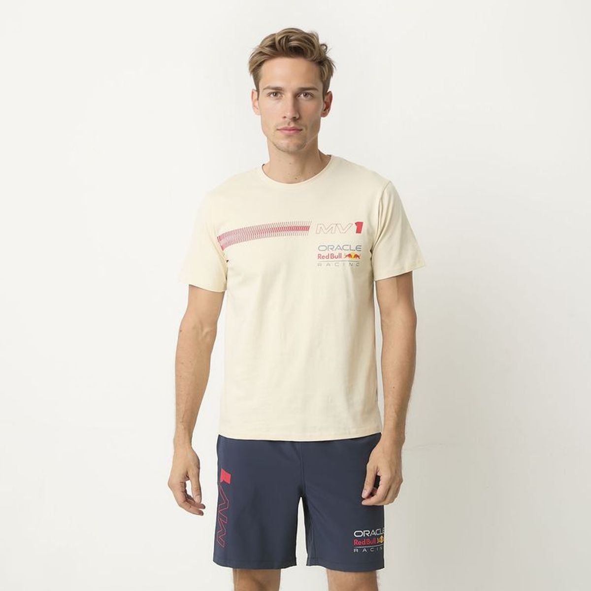 REDBULL - Camiseta Manga Corta de Algodón Oracle Red Bull Racing