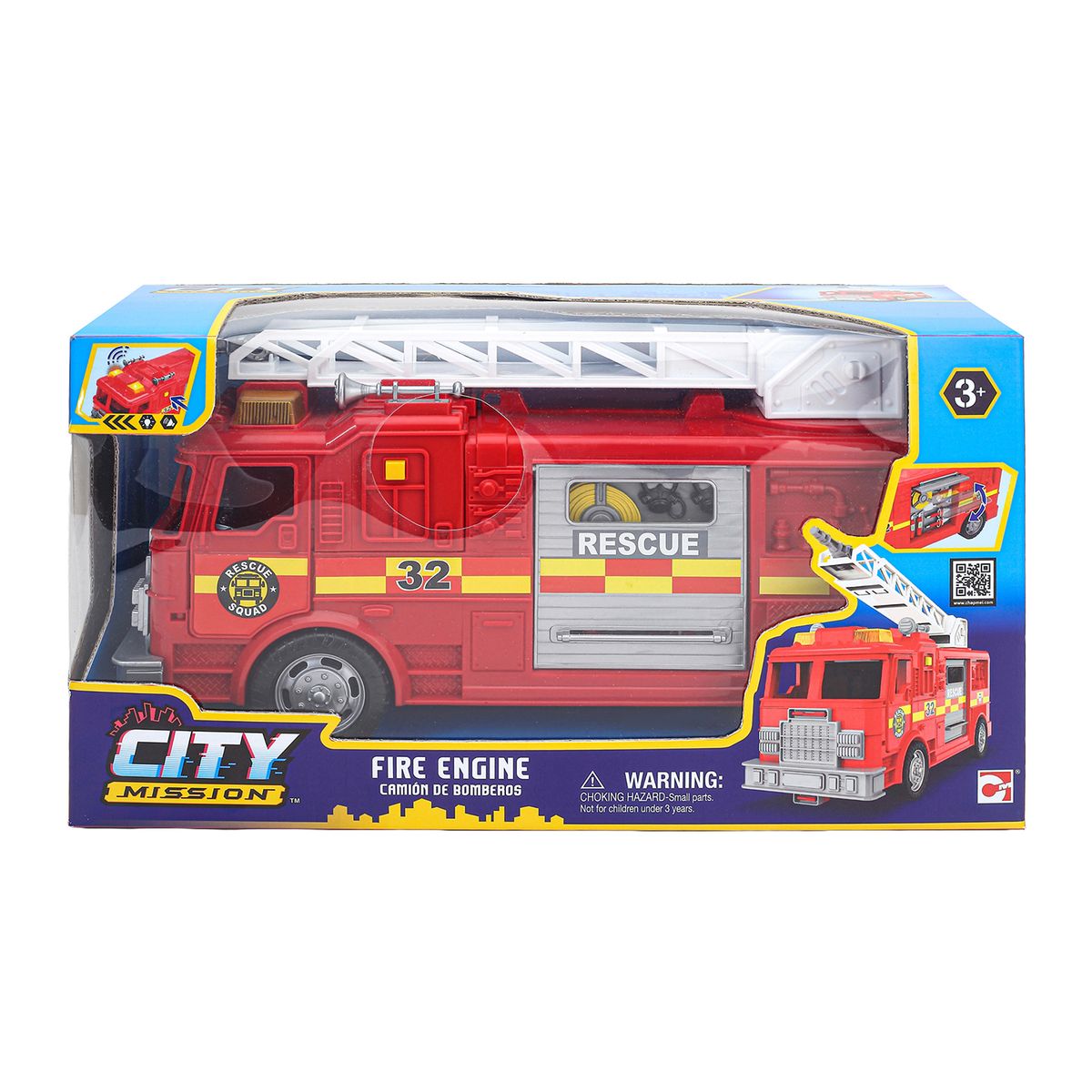  - Vehículo City Mission Carro: Camión de Bomberos al rescate Citty Mission