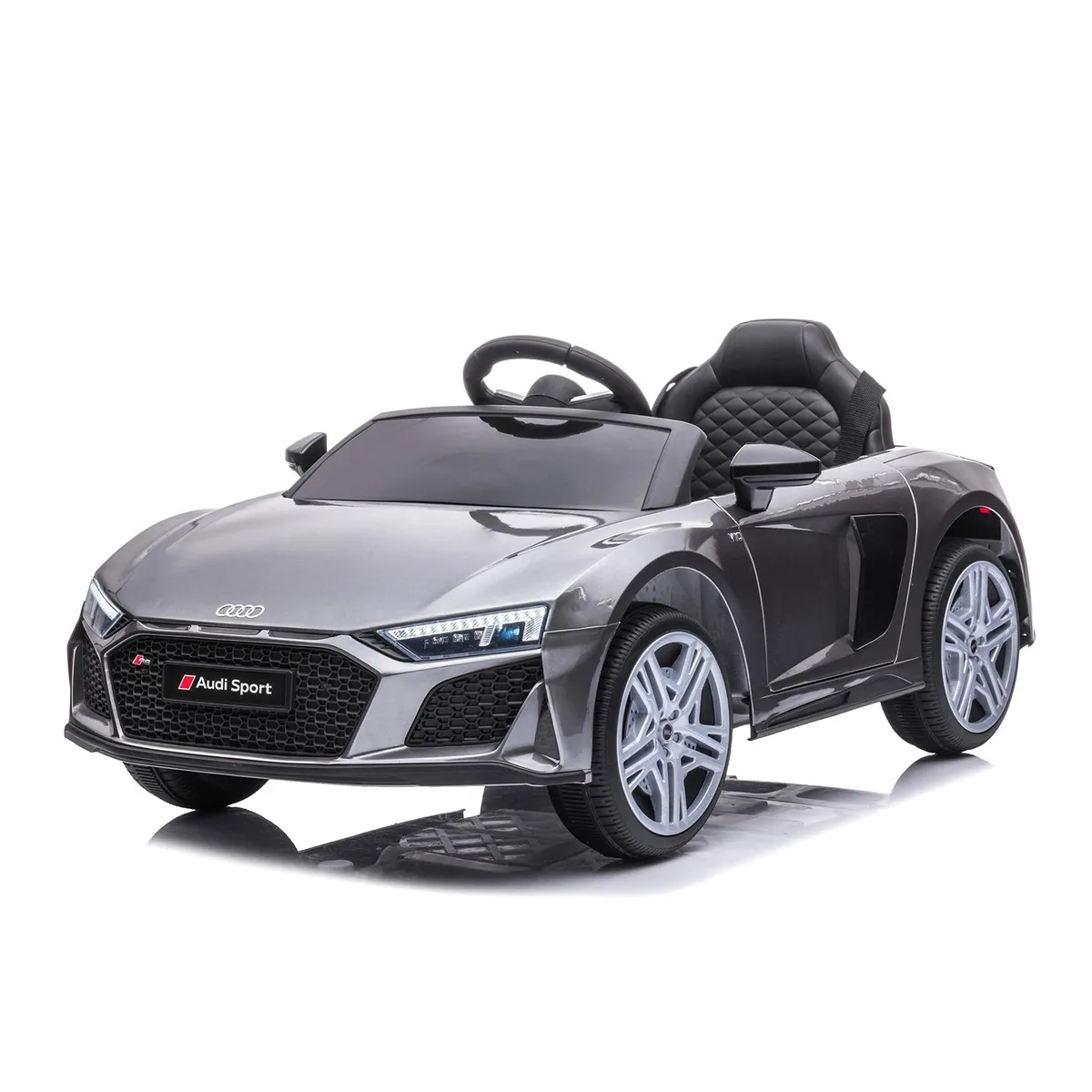 AUDI - Carro montable eléctrico niño Audi R8 Spider 6V Gris 